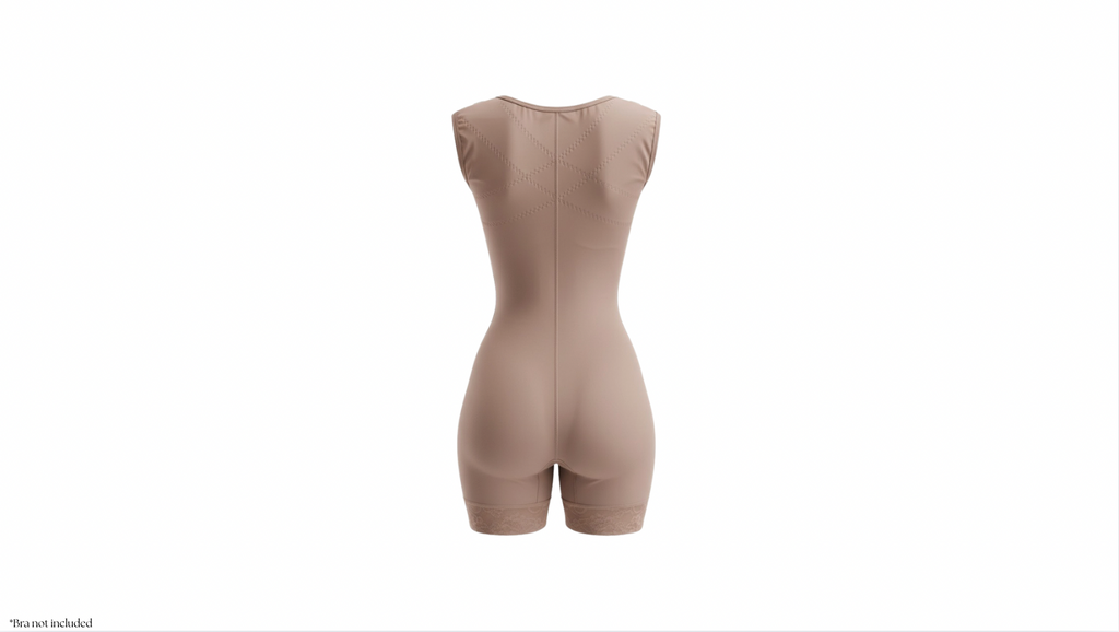 Abrilia Colombian shapewear with hooks and zipper