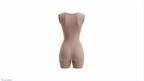 Abrilia Colombian shapewear with hooks and zipper