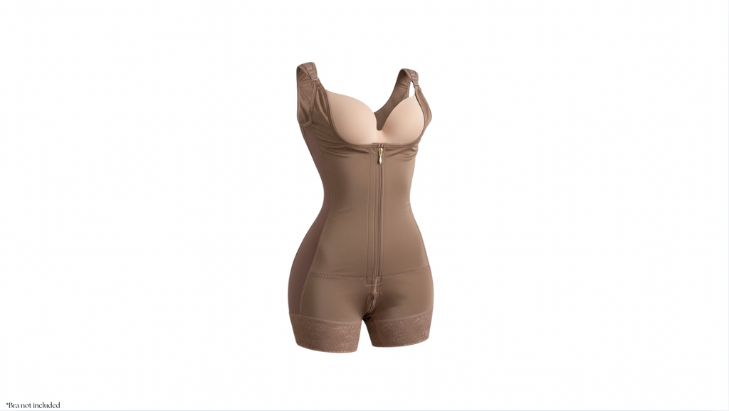 Abrilia Colombian shapewear with hooks and zipper