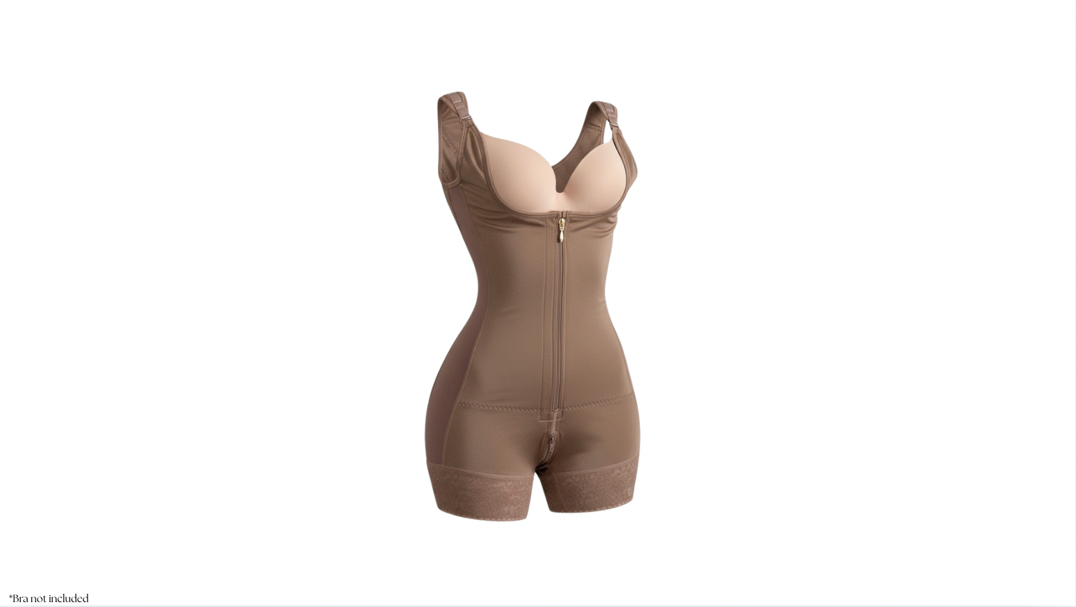Abrilia Colombian shapewear with hooks and zipper