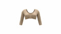 Bra with sleeves for post-op with three hooks - wholesale