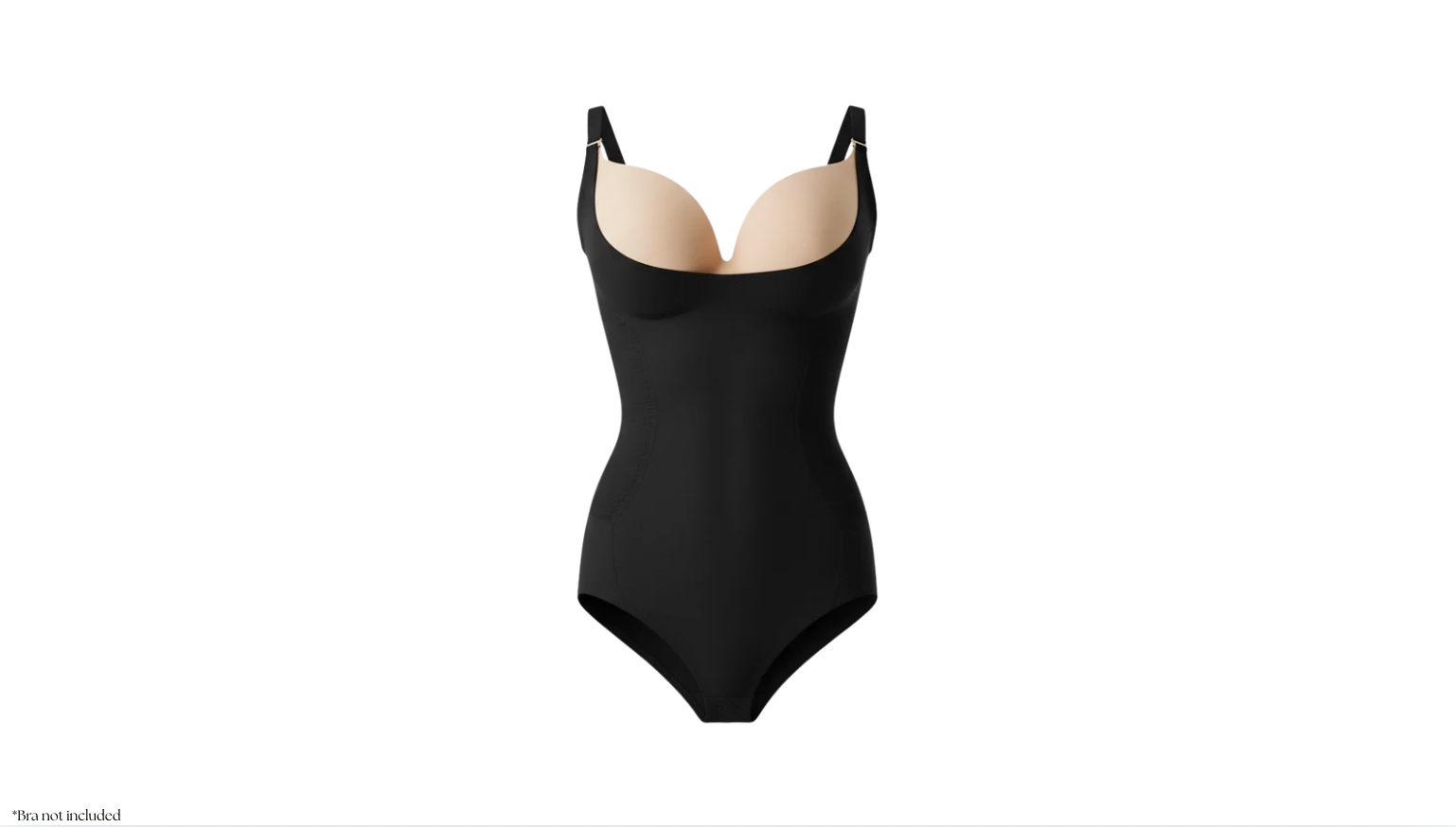 Body with compression panel with thong style