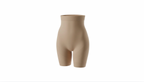 High waisted seamless short with control panel - wholesale