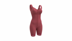 Abrilia Colombian Shapewear wine color, luxury faja- Wholesale