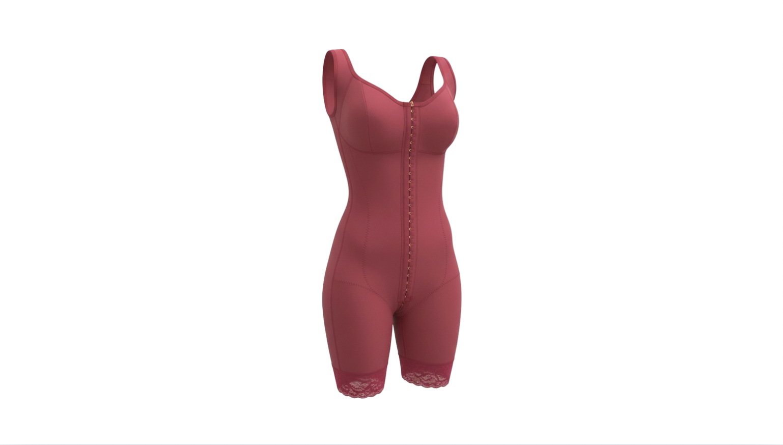 Abrilia Colombian Shapewear wine color, luxury faja- Wholesale