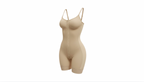 Powernet and lycra full body Colombian shapewear with thin straps