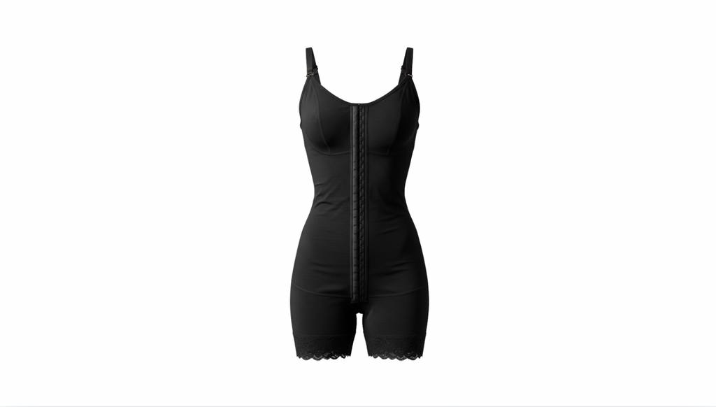 Powernet and Lycra Colombian Shapewear with thin straps - wholesale