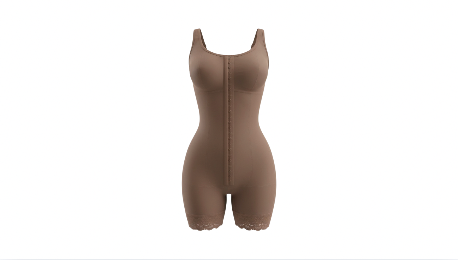 Colombian powernet shapewear with four adjustable hooks - wholesale