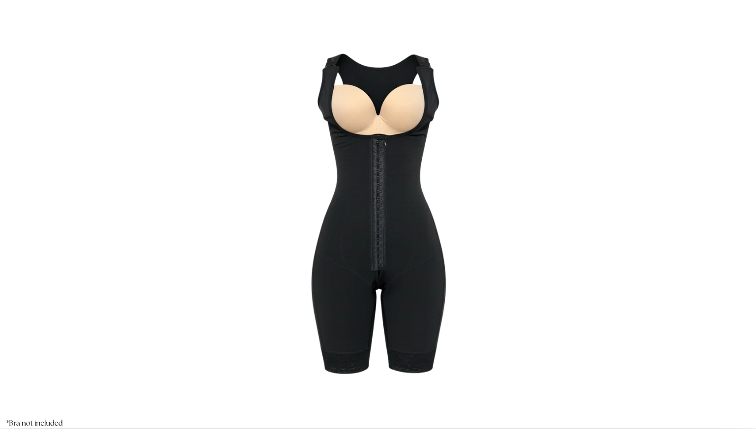 Powenrnet and Lycra open bust Colombian faja with padded straps