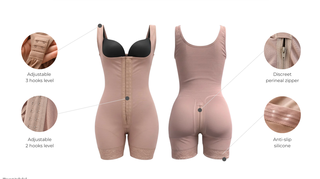 Powernet colombian post-op faja with features - wholesale