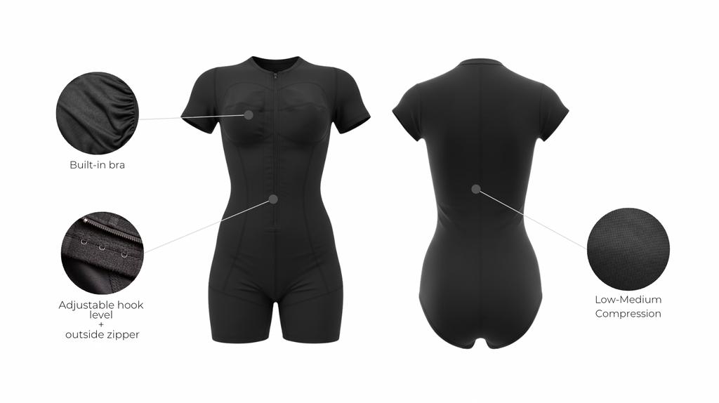 Stage 1 bodysuit Colombian faja with features