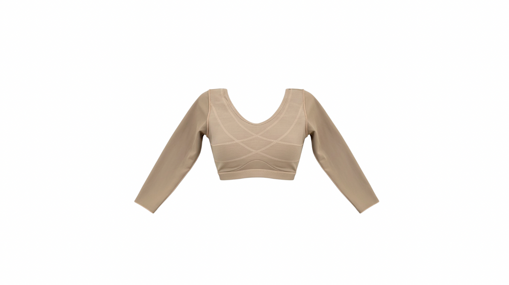 Bra with sleeves for post-op with three hooks - wholesale
