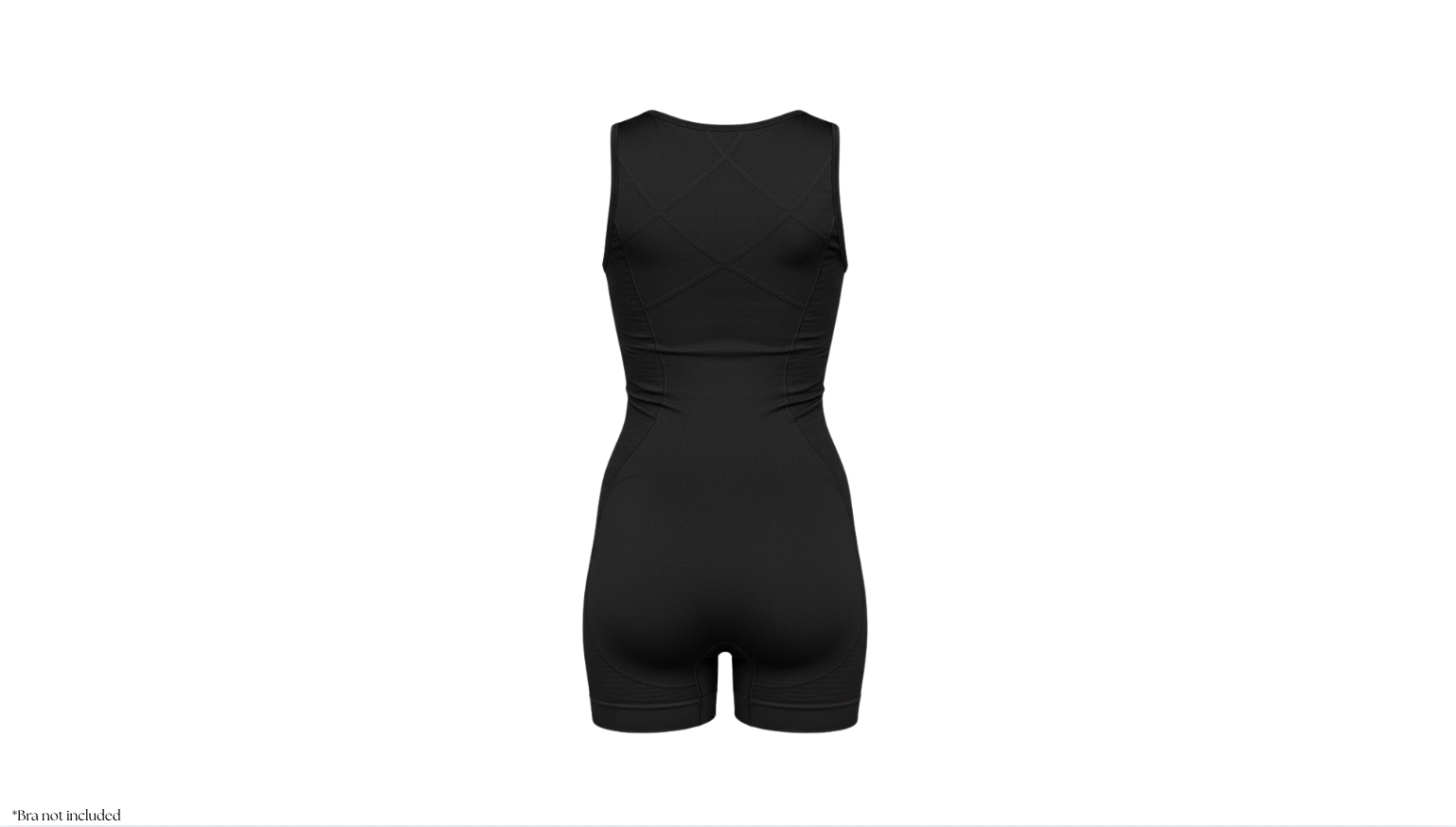 Body with compression panel with thong style