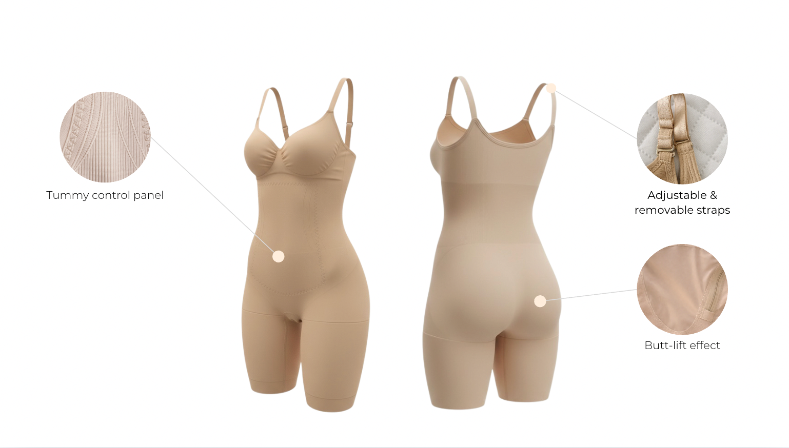 Full body with removable straps wholesale with features