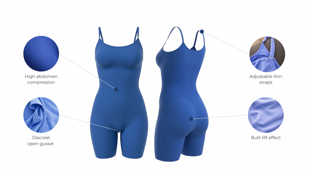 Full-body seamless shapewear for wholesale with features