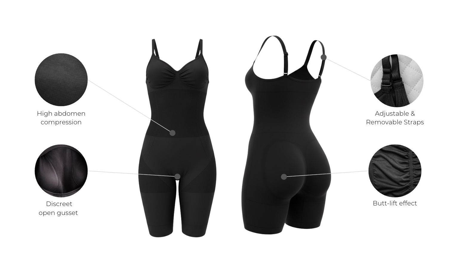 Full body with removable strap - wholesale with features