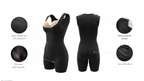 Body with no bra with wide straps with features - wholesale