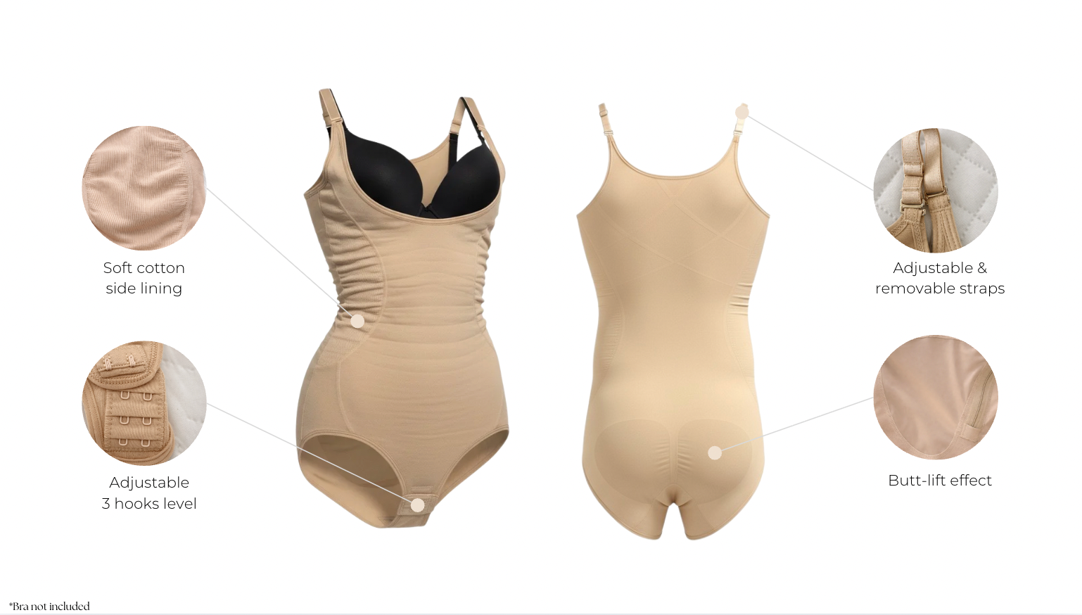 Thong Style Body Compression Shapewear