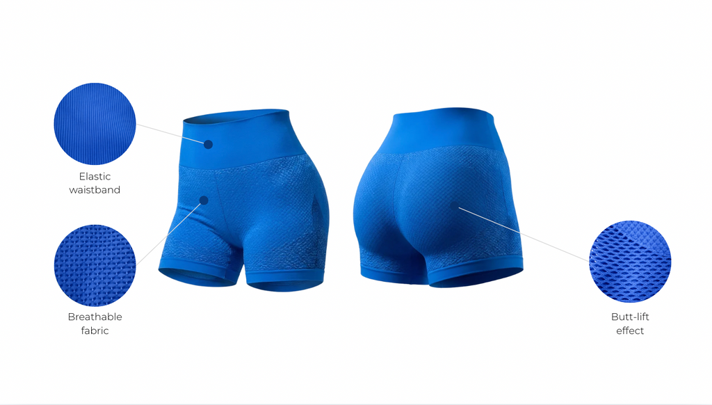 Web short seamless with features