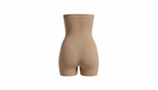 High waisted seamless short with control panel - wholesale