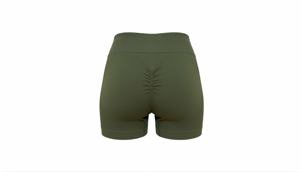 Low waisted short with compression panel - wholesale