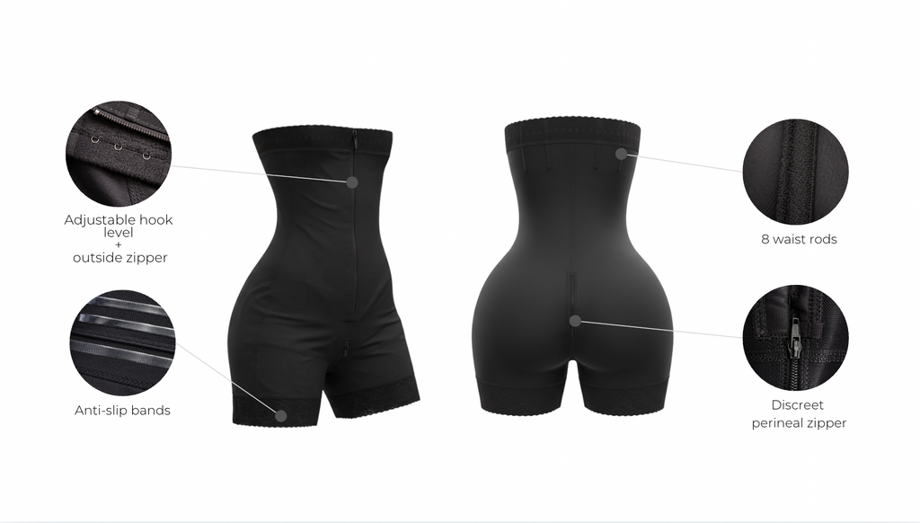 High waisted colombian short faja - wholesale