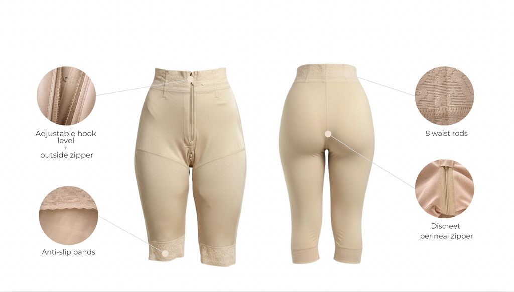 Abigail Colombian compression capri with features