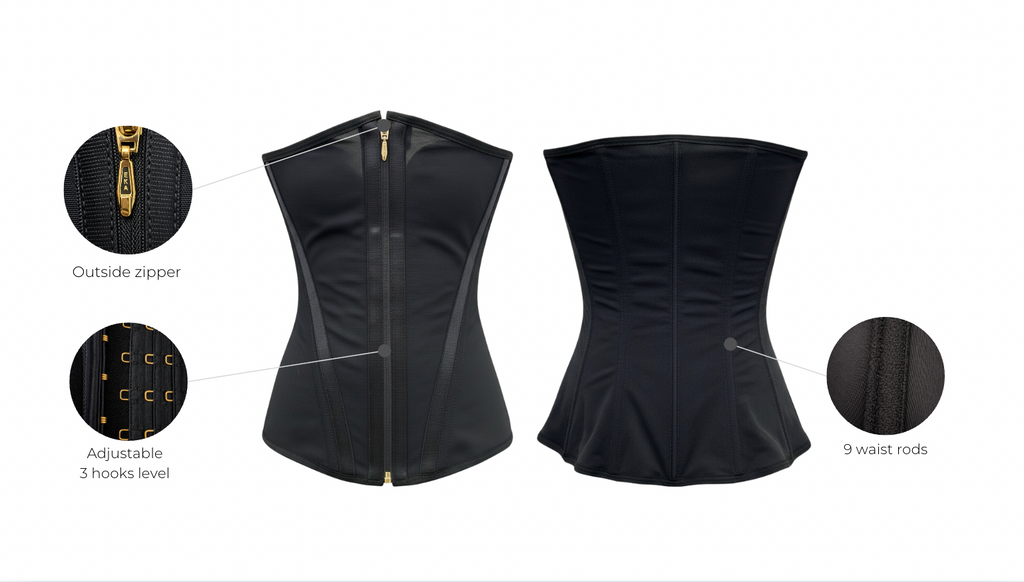 Colombian powernet waist trainers with features