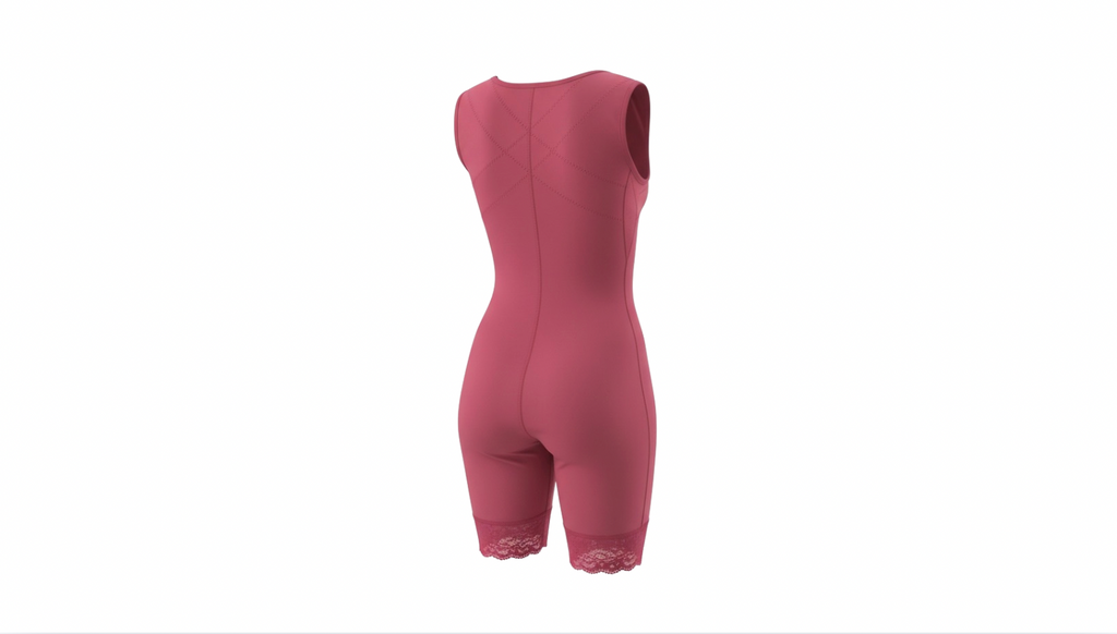 Abrilia Colombian Shapewear wine color, luxury faja- Wholesale