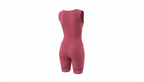 Abrilia Colombian Shapewear wine color, luxury faja- Wholesale
