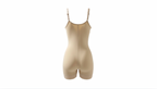 Powernet and lycra full body Colombian shapewear with thin straps