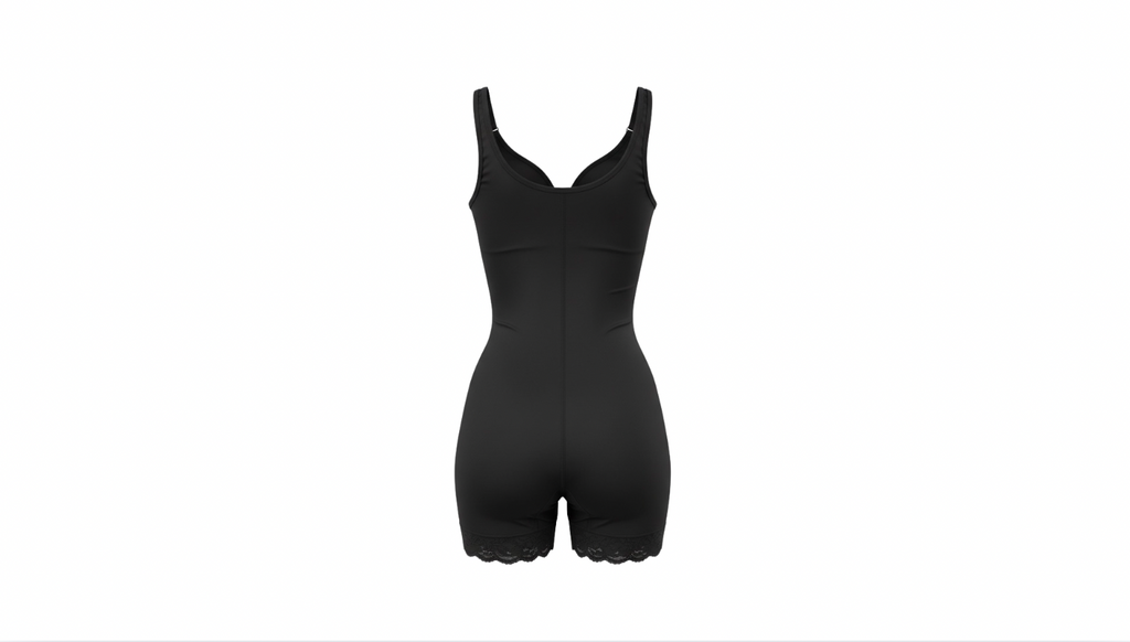 Powernet and Lycra Colombian Shapewear with thin straps - wholesale