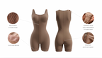 Colombian powernet shapewear with four adjustable hooks - wholesale with features