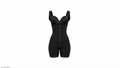 Powernet and lycra colombian shapewear with padded straps
