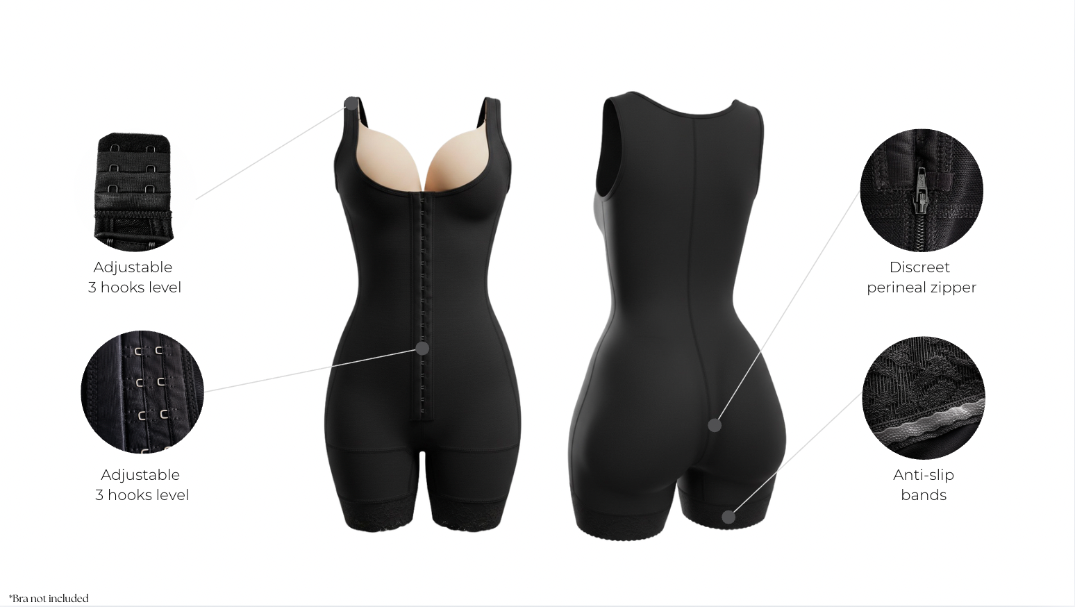 Elliot powernet colombian shapewear - wholesale with features
