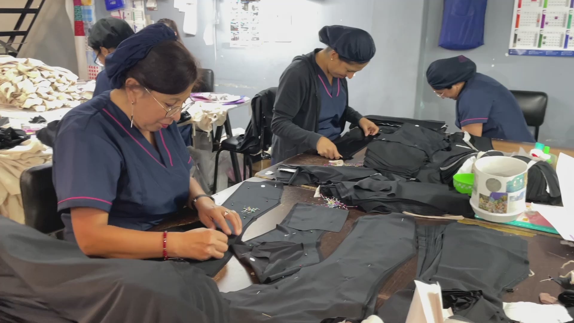 Noag Curves factory in Colombia, with woman heads of households crafiting premium Colombian Shapewear